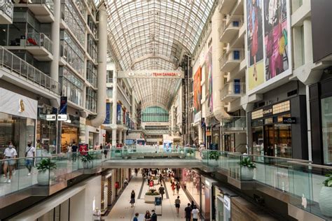 Interior of CF Toronto Eaton Centre. Ontario, Canada Editorial Photography - Image of city, life ...