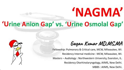 NAGMA - Urine osmolal gap vs Urine anion gap - YouTube