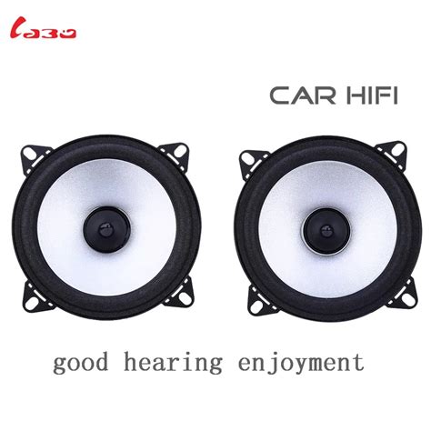 Paired LABO 4 inch Car Speakers Car Coaxial Hifi Speaker Vehicle Door ...