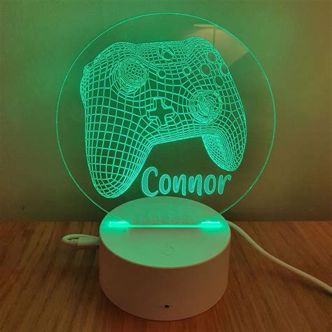 Custom LED XBox controller LED/ Gaming / 3D Lamp/Custom Night | Etsy