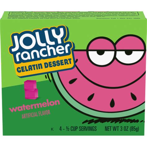 JOLLY RANCHER Watermelon Gelatin Dessert Mix, 3 oz - Kroger