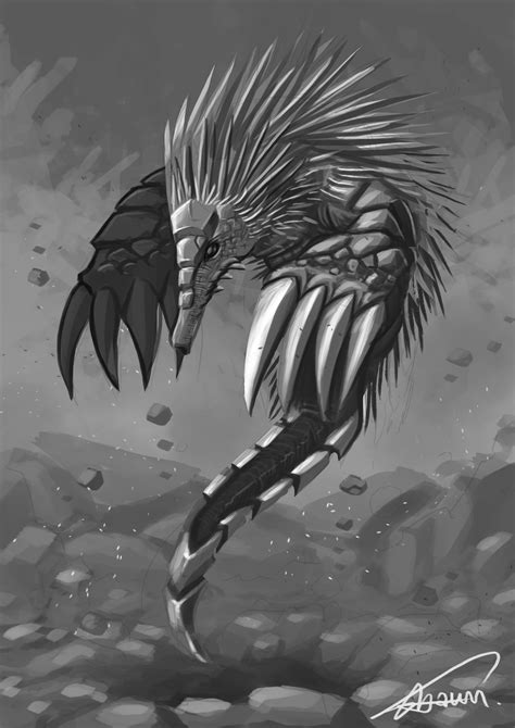 Daily Illustrashawns #8 - Echidna monster concept by ShawnnL on DeviantArt