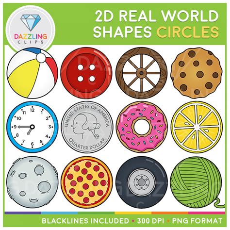 2d Shapes Real Life Objects Clip Art Pentagons In 2020 2d Shapes ...