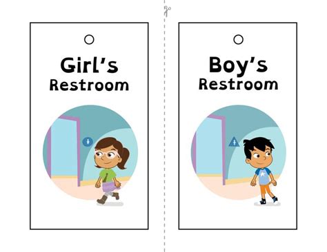 Printable Restroom Passes | Bathroom pass, Restroom pass, Classroom passes