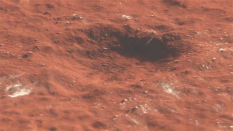 Flyover of Mars Impact Using HiRISE Data (Animation) | NASA Jet Propulsion Laboratory (JPL)