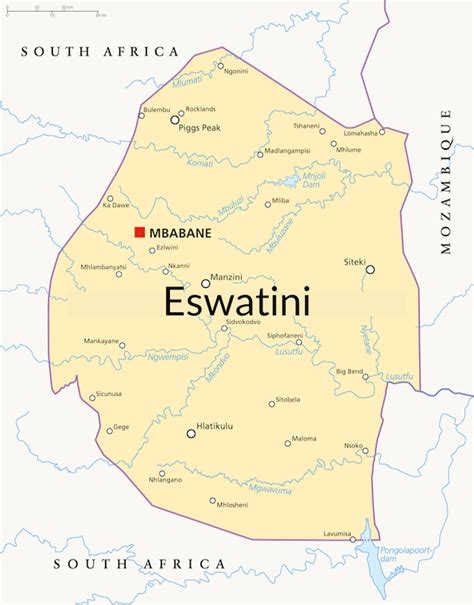 Eswatini Road Map