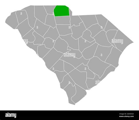 Map of York in South Carolina Stock Photo - Alamy