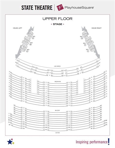 Cleveland Playhouse Square State Theatre Seating Chart - Chart Walls