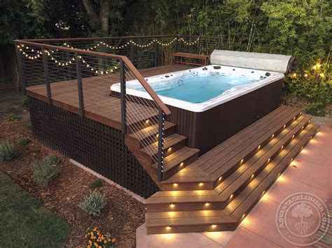 Swim Spa Deck Built With Ipe Wood - AdvantageLumber Blog | Jacuzzi ...