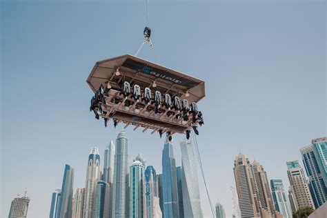 Dinner in the Sky Dubai - Dining in the Sky Experience in the UAE