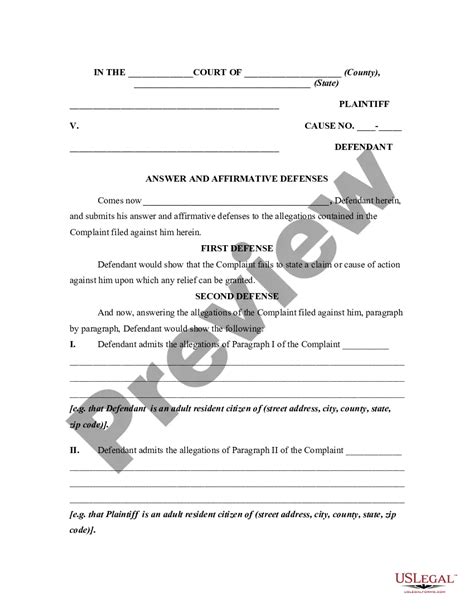 Form Civil Lawsuit Paper With Case Laws | US Legal Forms