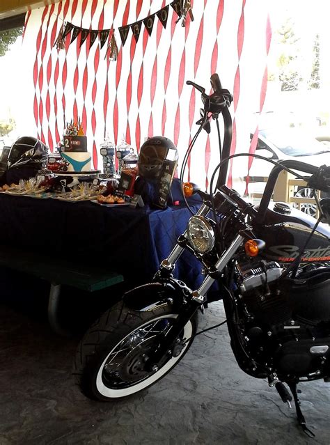 motorcycle Birthday Party Ideas | Photo 1 of 11 | Catch My Party