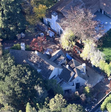 Mark Zuckerberg's $37M 'five-house estate' in Palo Alto is seen in ...