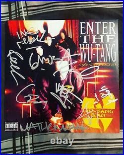 Wu Tang Clan Signed Autographed’36 Chambers’ Vinyl Album Record Exact Proof | Signed Vinyl Album