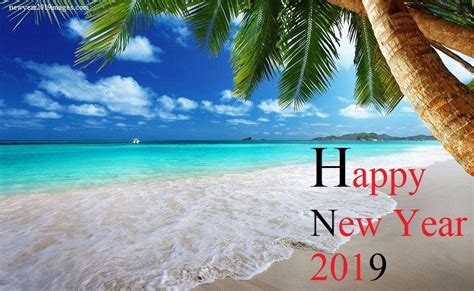 Happy New Year Beach Images 2019 | Tropical paradise beach, Beach wallpaper, Beach pictures