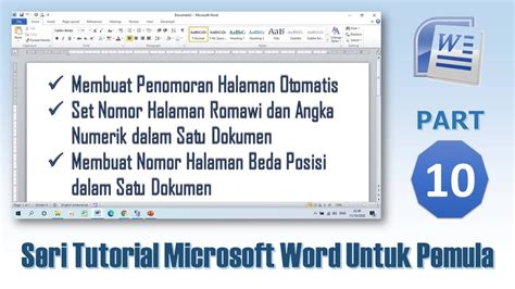 Cara Membuat Nomor Halaman Otomatis – Tutorial Ms Word Part 10 – IDN Rujukan News