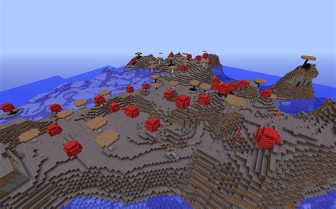 Epic Mushroom Seed! Island and Mushroom biome Seed close to spawn ...