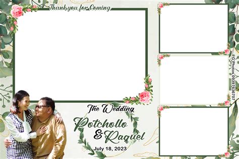 Simple sage green wedding photobooth design | Photo booth design, Wedding photo booth, Photo booth