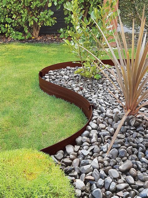 Terrace Board Brown Edging | Landscape edging, Garden landscaping, Landscaping with rocks