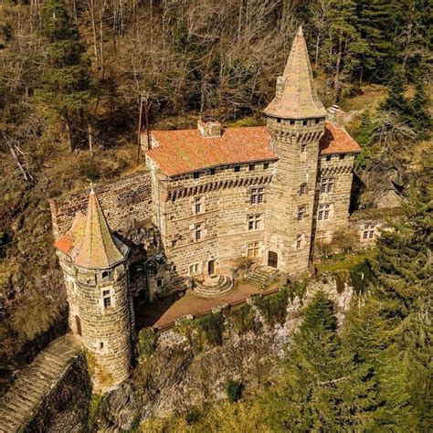 Pin by leo on France, Auvergne-Rhône-Alpes in 2020 | Small castles, Medieval houses, Chateau france