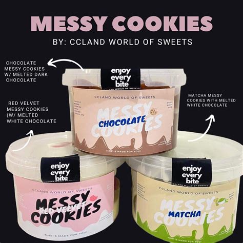 MESSY COOKIES BY CCLAND WORLD OF SWEETS | Shopee Philippines