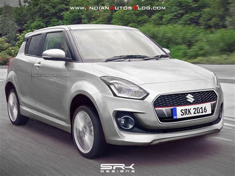 2017 Maruti Swift rendered in 6 exterior colors