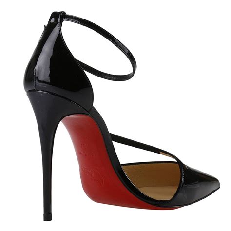 Décolleté Fliketta Patent in vitello vernicito | Décolleté Christian Louboutin Donna Nero ...