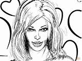 Womans Portrait coloring Page  Free Printable Coloring Pages sketch template