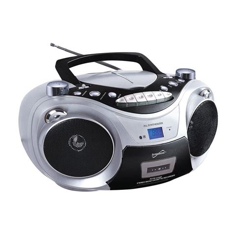 Supersonic Bluetooth Boombox, Silver, SC-739BT-SLV - Walmart.com