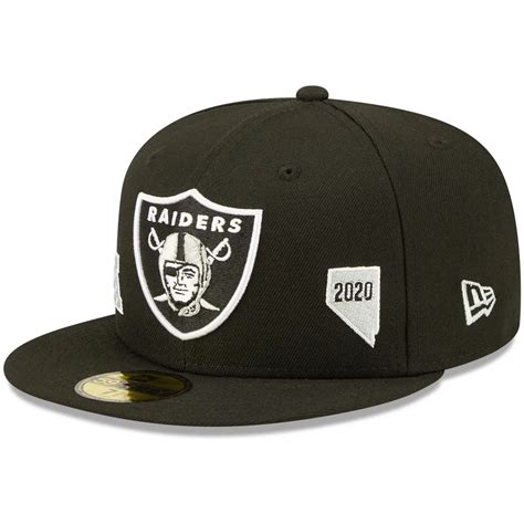 Lids Las Vegas Raiders New Era Identity 59FIFTY Fitted Hat - Black | Alexandria Mall