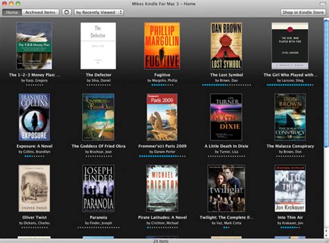 Amazon Kindle for Mac file extensions
