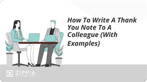 How To Write A Thank You Note To A Colleague (With Examples) - Zippia