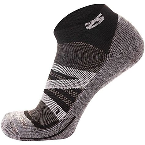 Zensah Wool Running Socks - Soft Cushioned Merino Wool, Moisture Wicking, Anti-Blister ...