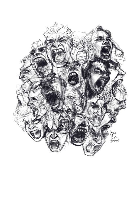 Sketchdump + HOW TO DRAW SCREAMING FACES VIDEO! by javicandraw | Sanat ...