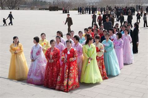 Clothing: Above is a picture of many women dressed in Chosonots for a ...