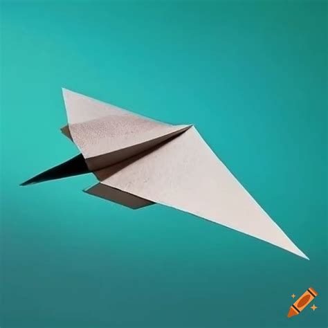 A cool paper plane on Craiyon