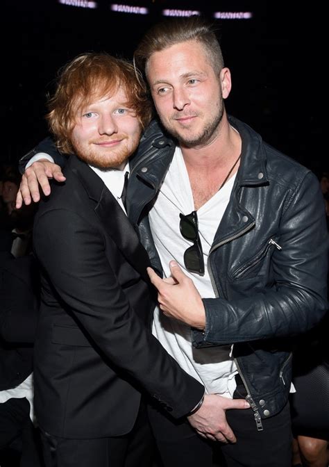 Ed Sheeran & Ryan Tedder from Grammys 2016 Candid Moments | E! News