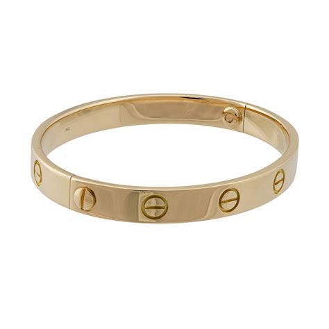 Vintage Cartier 18k Yellow Gold Love Bracelet (17cm) - Bulgari & Cartier - Touch of Modern