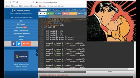 Online CPP Compiler - YouTube