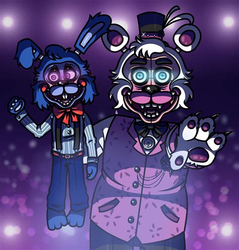 [FNaF SL Fanart] Funtime Freddy & Bon Bon : r/fivenightsatfreddys