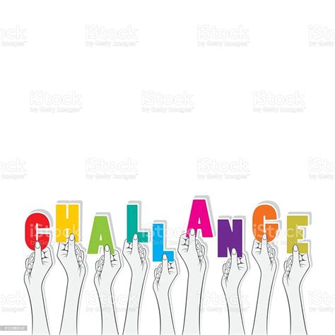 Challenge Word Banner Design Stock Illustration - Download Image Now ...