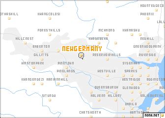 New Germany (South Africa) map - nona.net