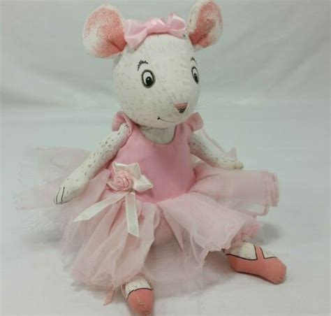 Angelina Ballerina Plush Doll Jointed Vintage 80s 1989 Stuffed Soft Toy Poseable # ...