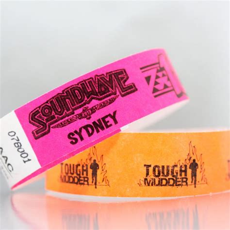 Printable Tyvek Wristbands