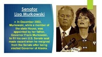 Current U.S. Senators & Representative from Alaska (BIO PPT Bundle)