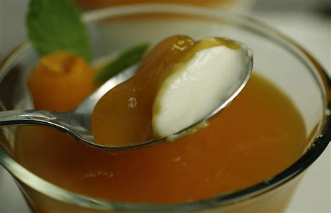 Mango and milk pudding - Taste of Beirut