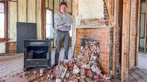 Restoring A $7,000 Mansion: Antique Chimney Removal | Cole The Cornstar ...