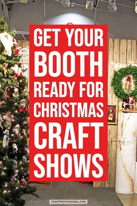 Holiday Craft Show Booths | Christmas craft show, Craft show booths, Craft fair booth display