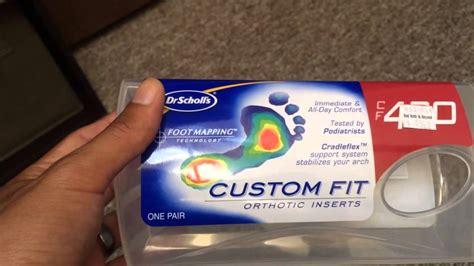 Dr. Scholl's Custom Fit Orthotic Inserts Review - YouTube