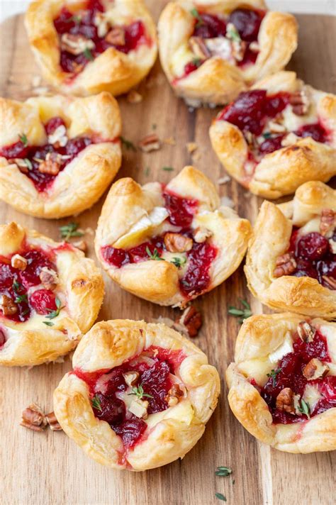 Cranberry Brie Bites - Everyday Delicious